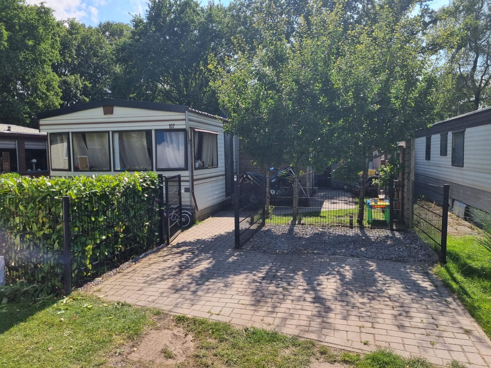 Instapbaar chalet.  Per. Bewoning en inschr. Mogelijk, Caravans en Kamperen, Stacaravans, tot en met 4, Ophalen