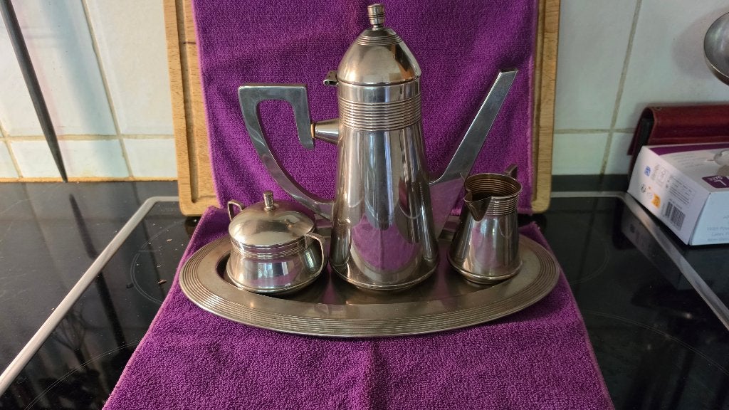 Koffie servies set, Ophalen