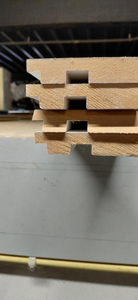 plinten mdf wit, Ophalen, Nieuw, Mdf, 200 tot 250 cm