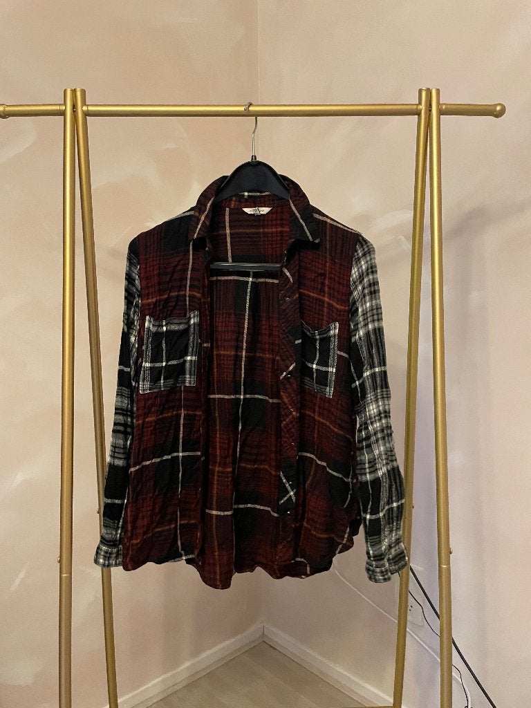 Geruit hemd van River Island, Maat 38/40 (M), Meerkleurig, River Island, Ophalen of Verzenden