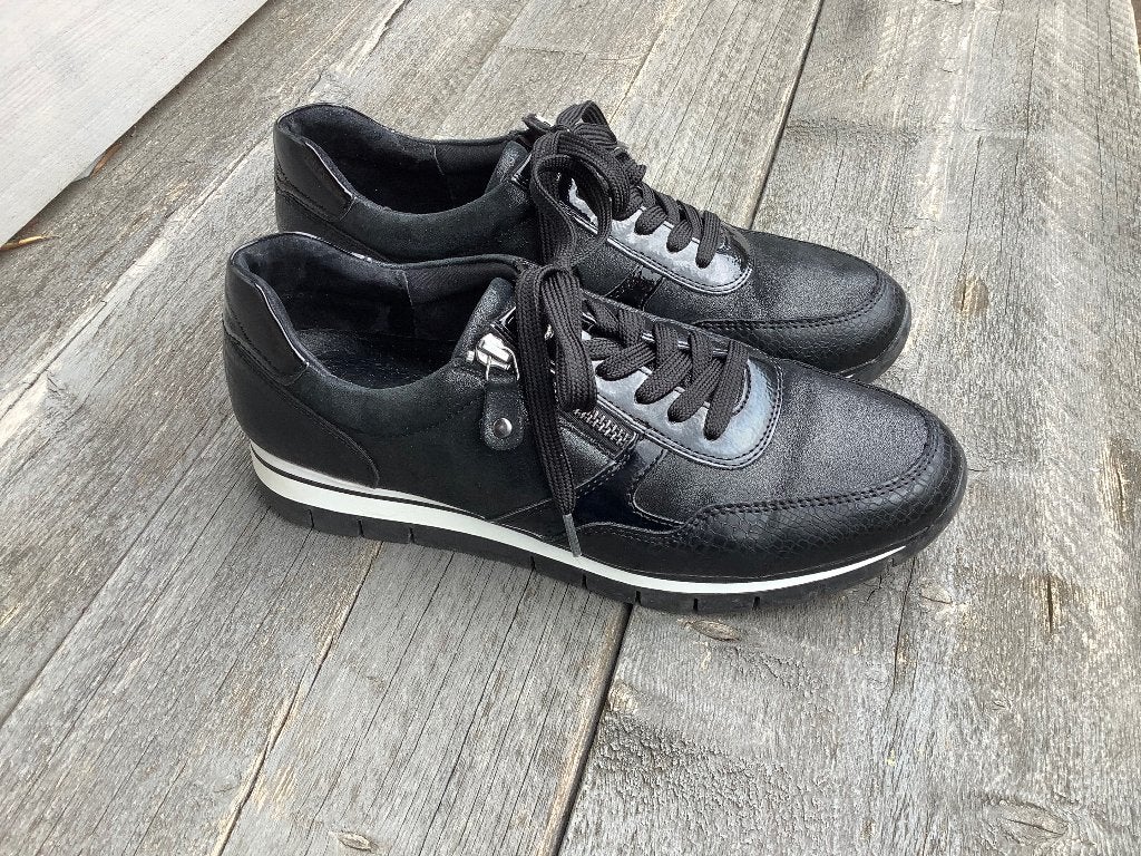Damessneakers, Ophalen of Verzenden, Zo goed als nieuw, Zwart, Sneakers of Gympen