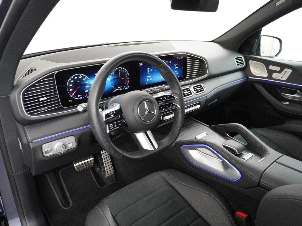 Mercedes-Benz GLE-klasse 400 e 4MATIC AMG Line | Luchtvering, Automaat, Gebruikt, 4 cilinders, Blauw