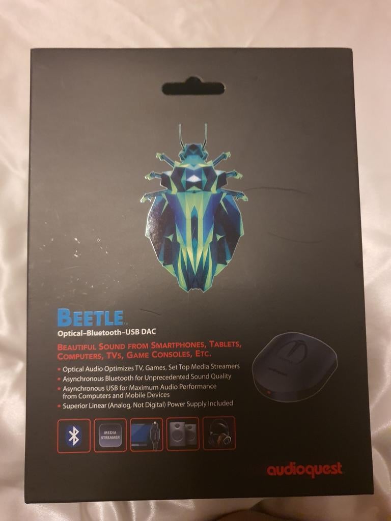 AudioQuest Beetle Optisch-Bluetooth-USB DAC, Verzenden