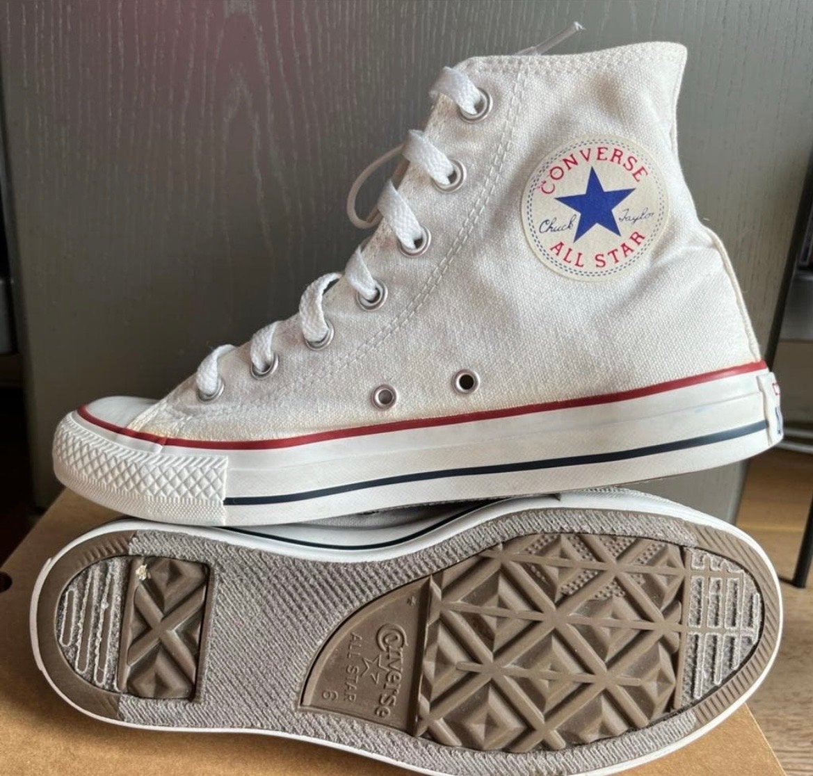 Converse All Star High Top Sneakers, Kleding | Dames, Schoenen, Wit, Ophalen of Verzenden, Sneakers of Gympen, Gedragen