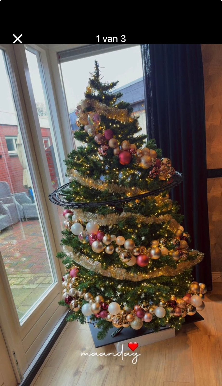 Kerst boom, Ophalen, Zo goed als nieuw