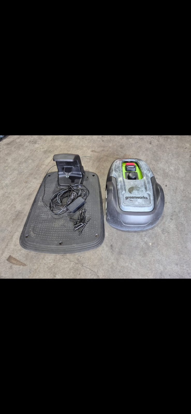 Greenworks Optimow 7 Robotmaaier | Inclusief laadstation, Ophalen of Verzenden, Gebruikt