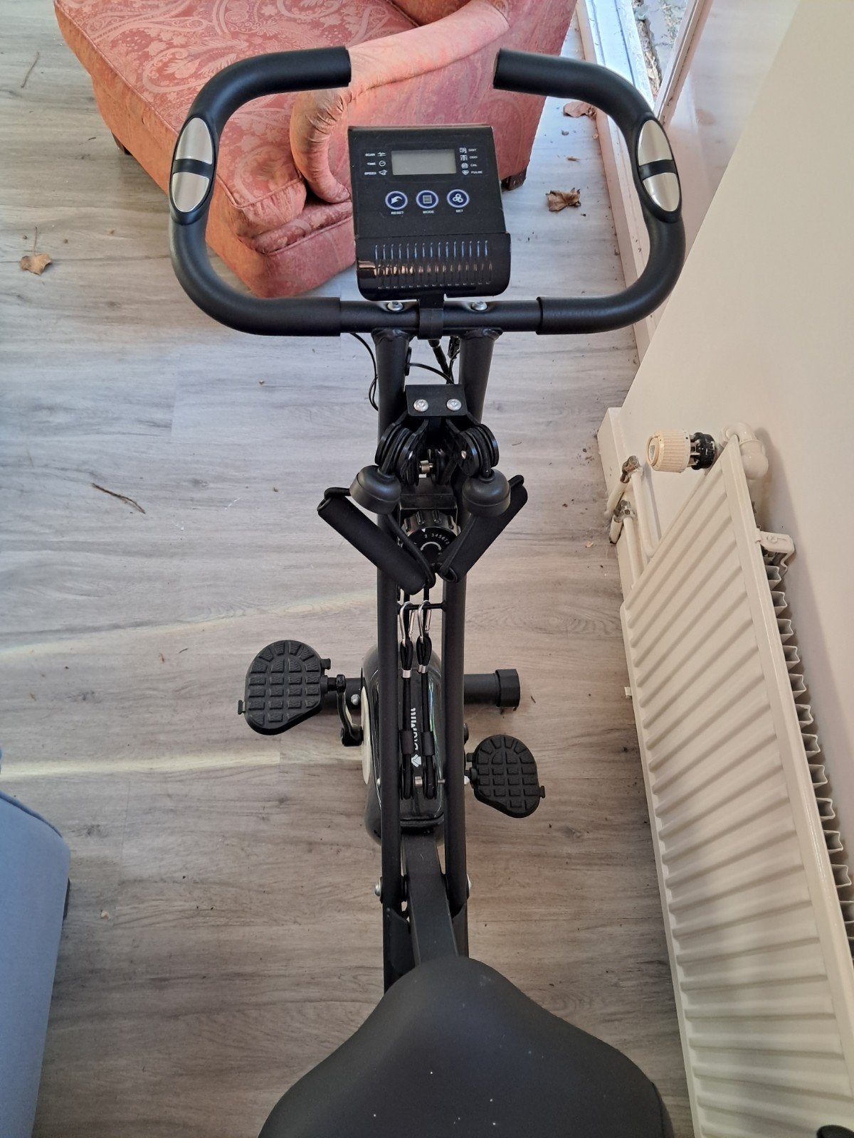 BluMill Hometrainer - Opvouwbaar en Compact, Ophalen, Armen, Nieuw, Metaal