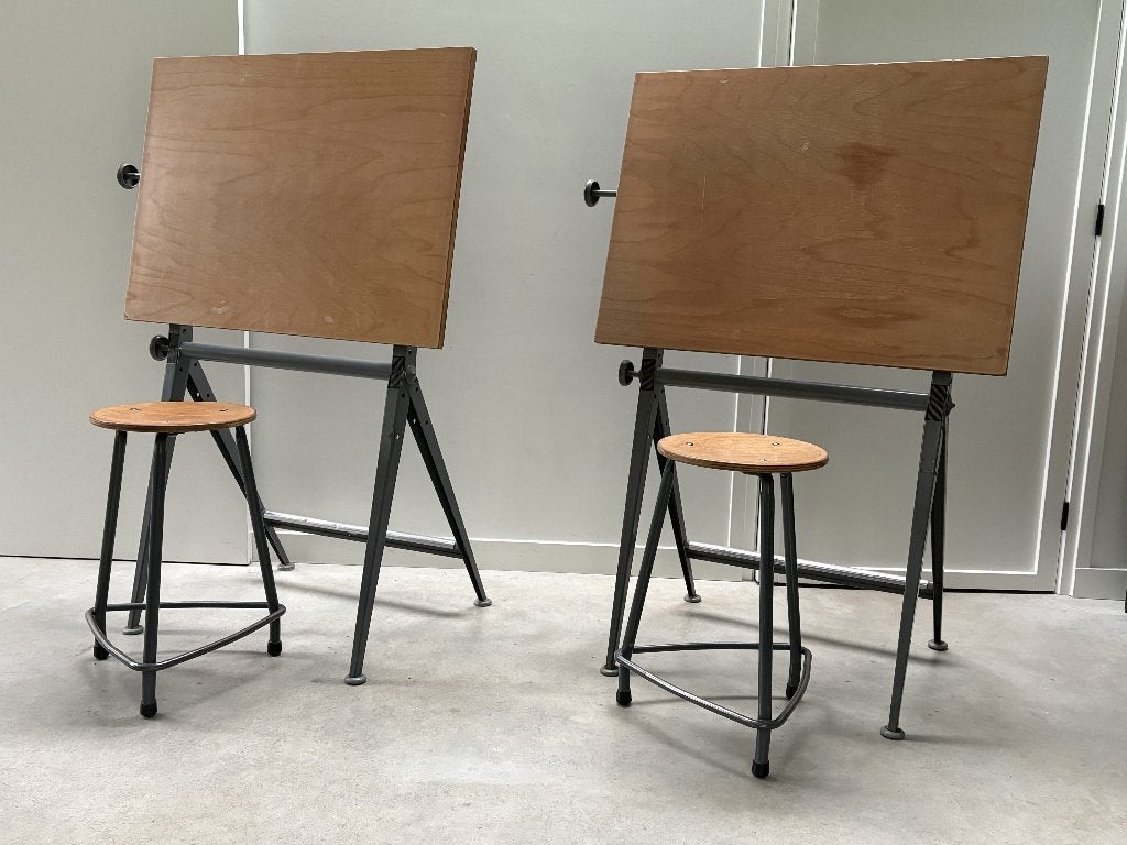 Design Friso Kramer tekentafel Ahrend de Cirkel, Ophalen, Overige typen, Gebruikt, Overige materialen