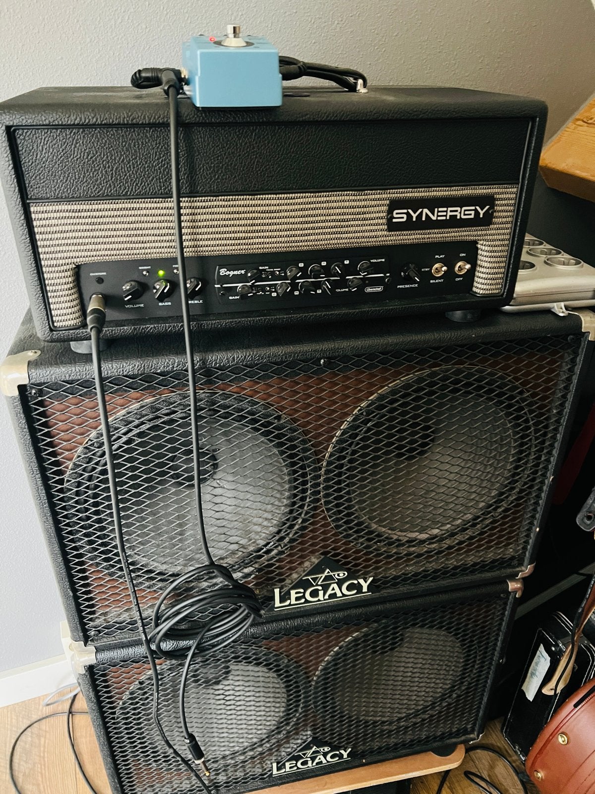 Synergy Bogner Uberschall gitaarversterker top, Ophalen, Zo goed als nieuw, Gitaar, 100 watt of meer