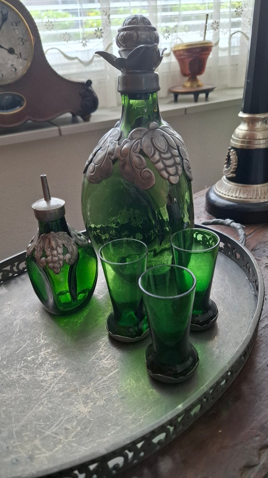 Georg Nilsson Gero Zeist karafset met elixerfles en glazen, Ophalen