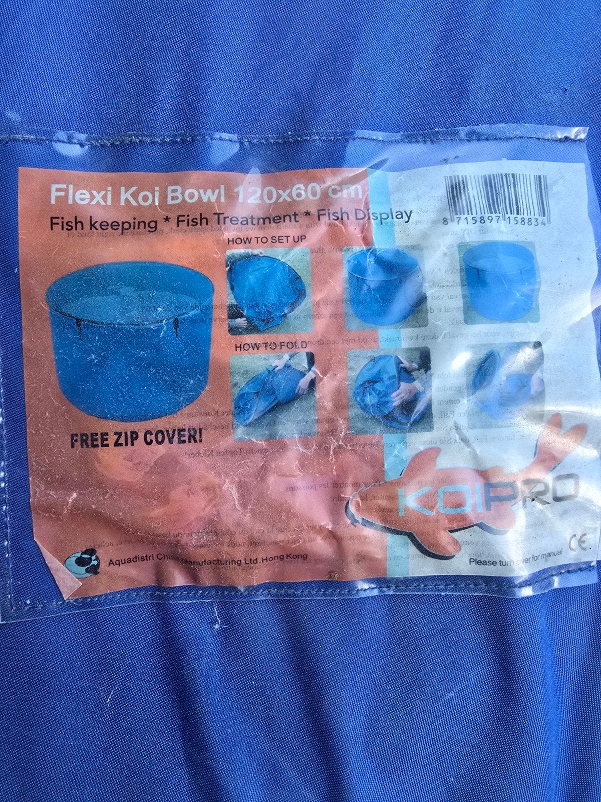 Fish keeping, koi bowl, Ophalen