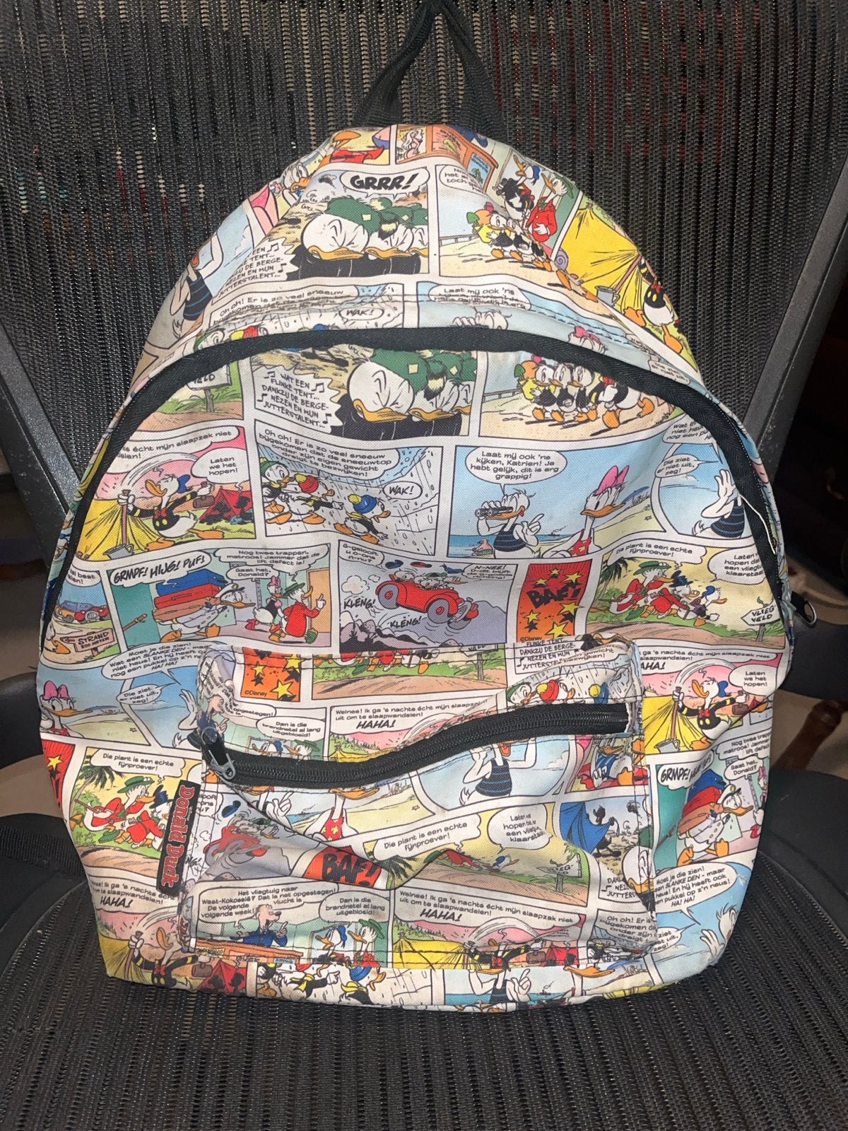 Disney Donald Duck Rugzak - Stripboek Design, Ophalen of Verzenden, Zo goed als nieuw, 25 tot 40 cm, Overige merken