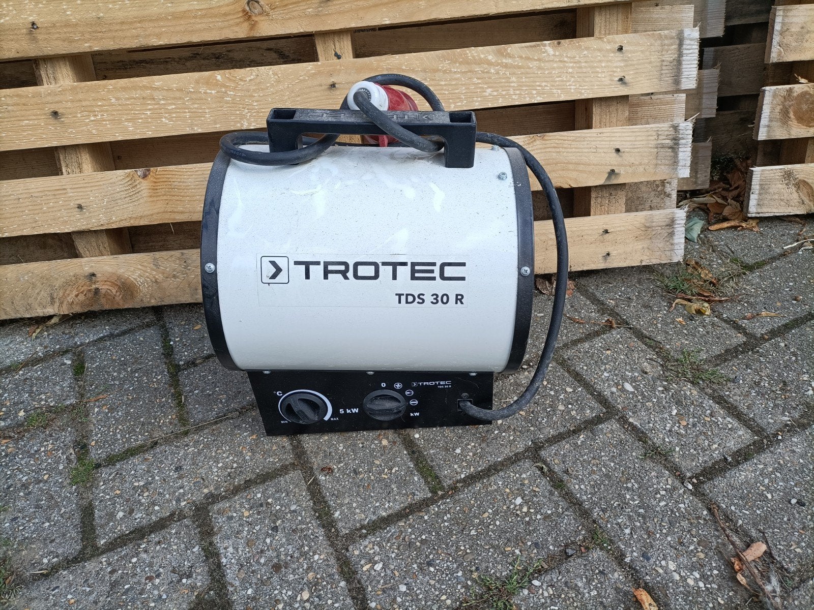 Trotec TDS 30 R Heteluchtkanon Krachtstroom, Ophalen, Gebruikt, 800 watt of meer, Overige typen