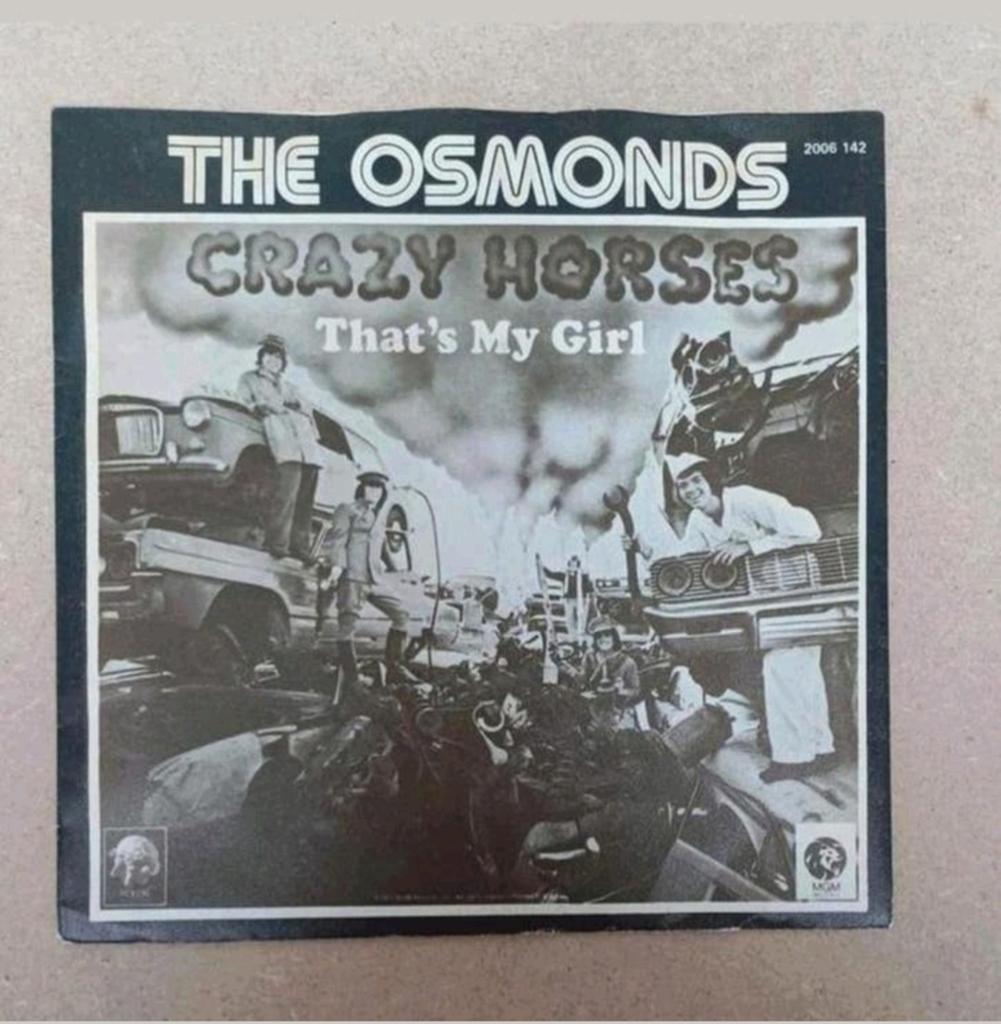 The Osmonds - Crazy Horses, Gebruikt, 7 inch, Single, Ophalen of Verzenden