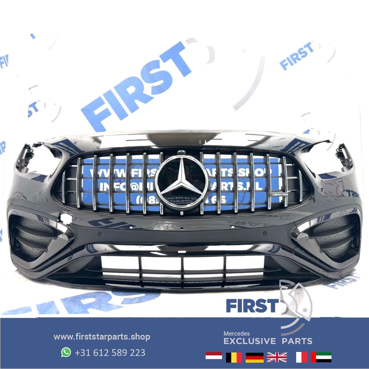 A2478804508 H247 FACELIFT GLA 35 AMG VOORBUMPER COMPLEET +, Gebruikt, -, Voor, Ophalen of Verzenden