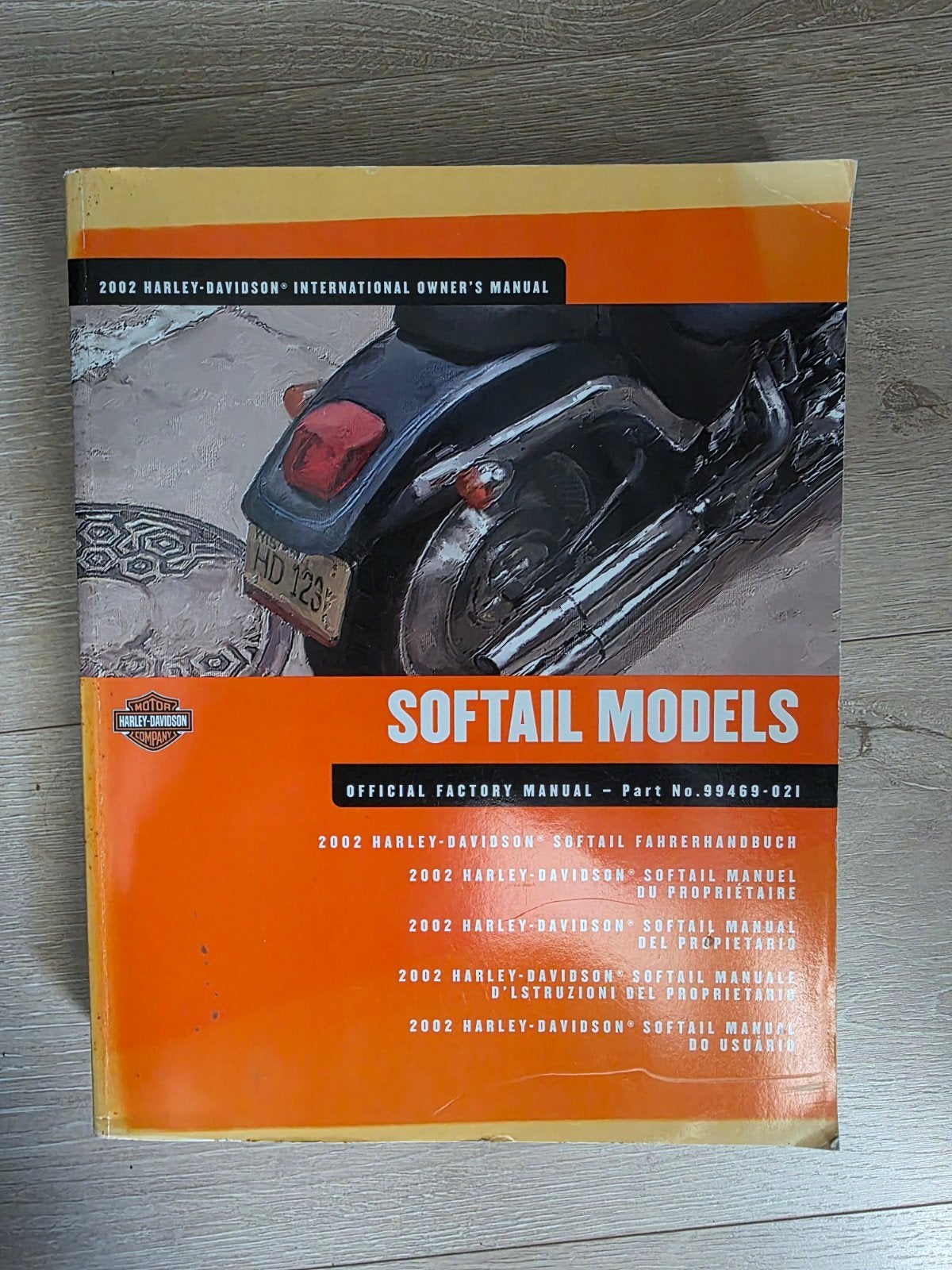 Harley Davidson Softail modellen handleiding 2002, Ophalen of Verzenden, Harley-Davidson of Buell