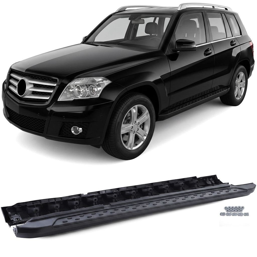 Side Steps voor Mercedes GLK X204 Black Edition