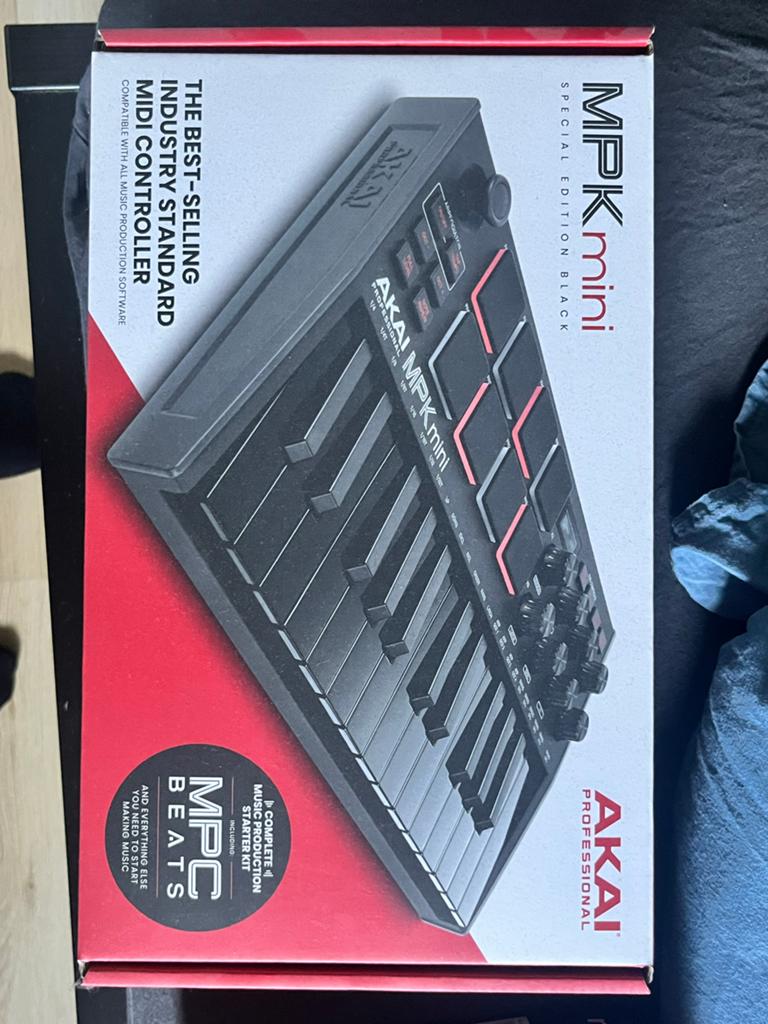 AKAI MPK mini Special Edition Black MIDI Controller, Ophalen, Zo goed als nieuw