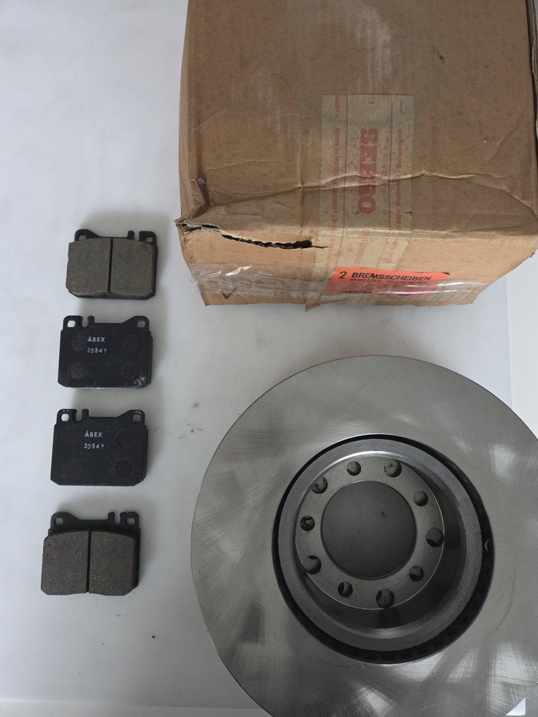 Set Sebro Remschijven Mercedes S-Klasse C126, Sebro, -, Nieuw, Ophalen of Verzenden