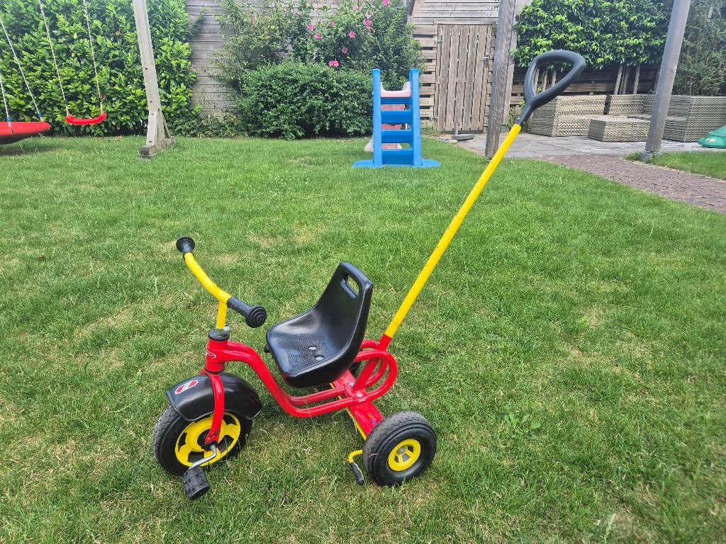 Driewieler met duwstang, Ophalen, Gebruikt, Puky, Duwstang