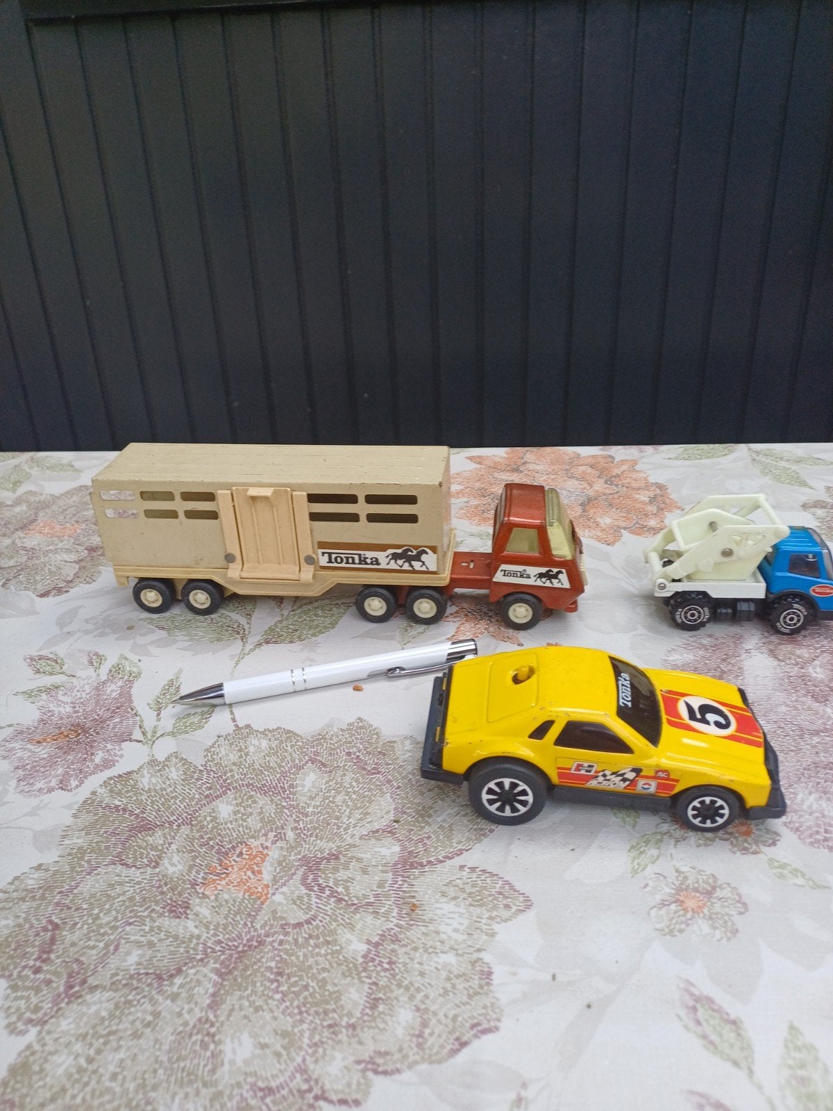 3x tonka blikken auto's, Ophalen of Verzenden