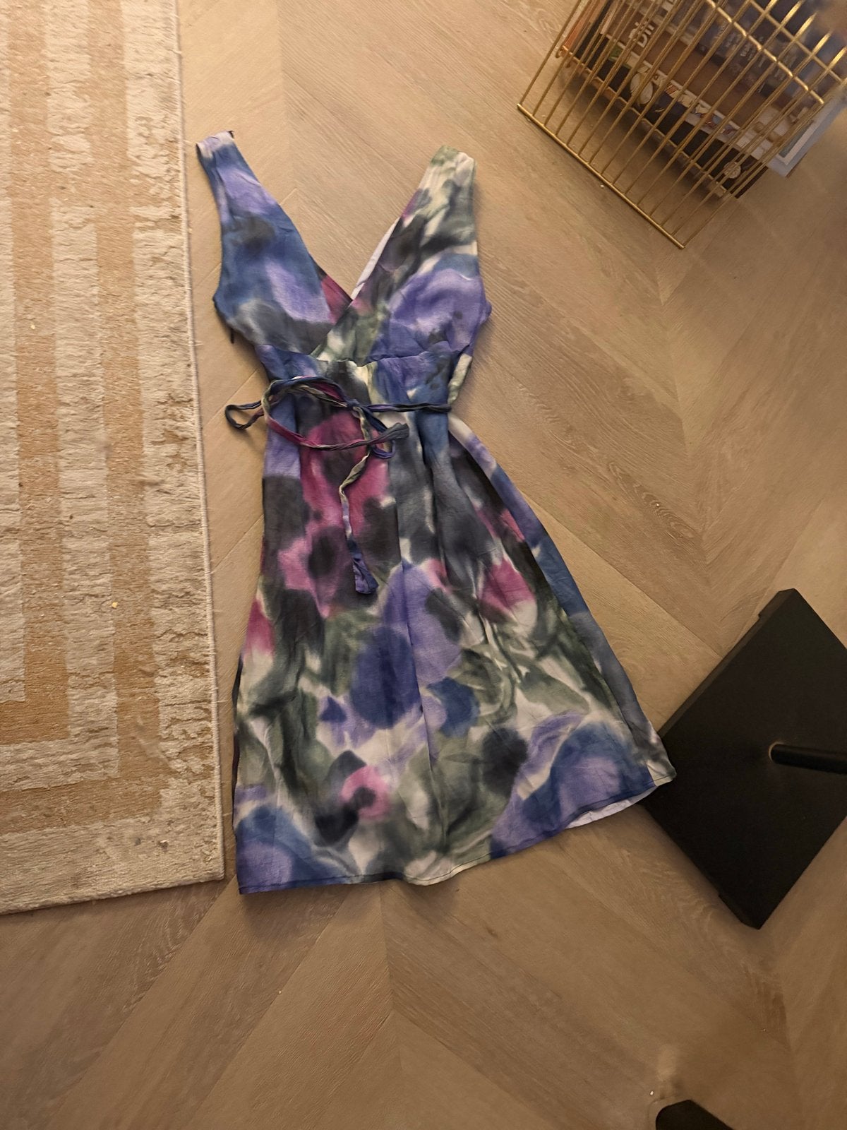 Zomerjurkje feestjurk met riempje 34, Meerkleurig, Ophalen of Verzenden, Zo goed als nieuw, Maat 34 (XS) of kleiner
