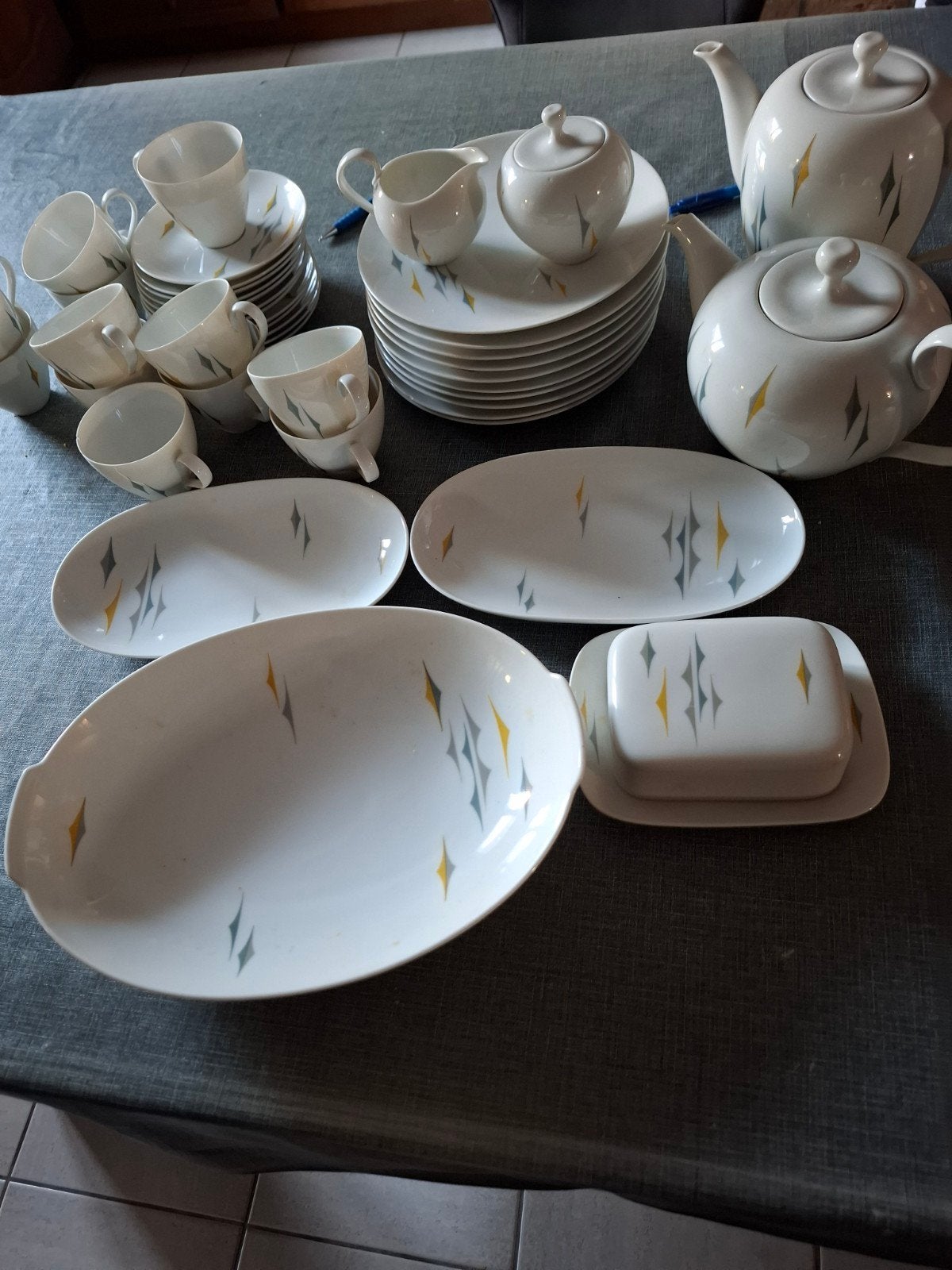 Vintage Thomas Germany servies - compleet set, Ophalen, Gebruikt, Overige merken, Vintage