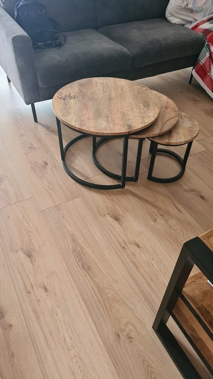 Bijzettafels, Ophalen, Zo goed als nieuw, Rond, 50 tot 100 cm