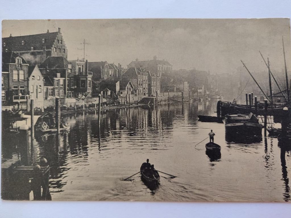 X856 Dordt 1915 naar Rotterdam, Ophalen of Verzenden, Voor 1920, Zuid-Holland
