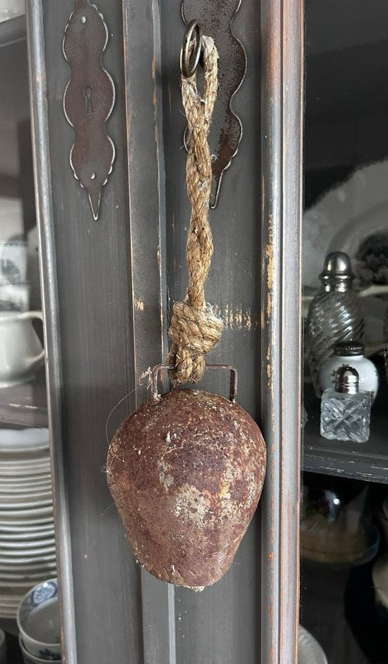 Roestige Koebel  Houten klepel, Ophalen of Verzenden
