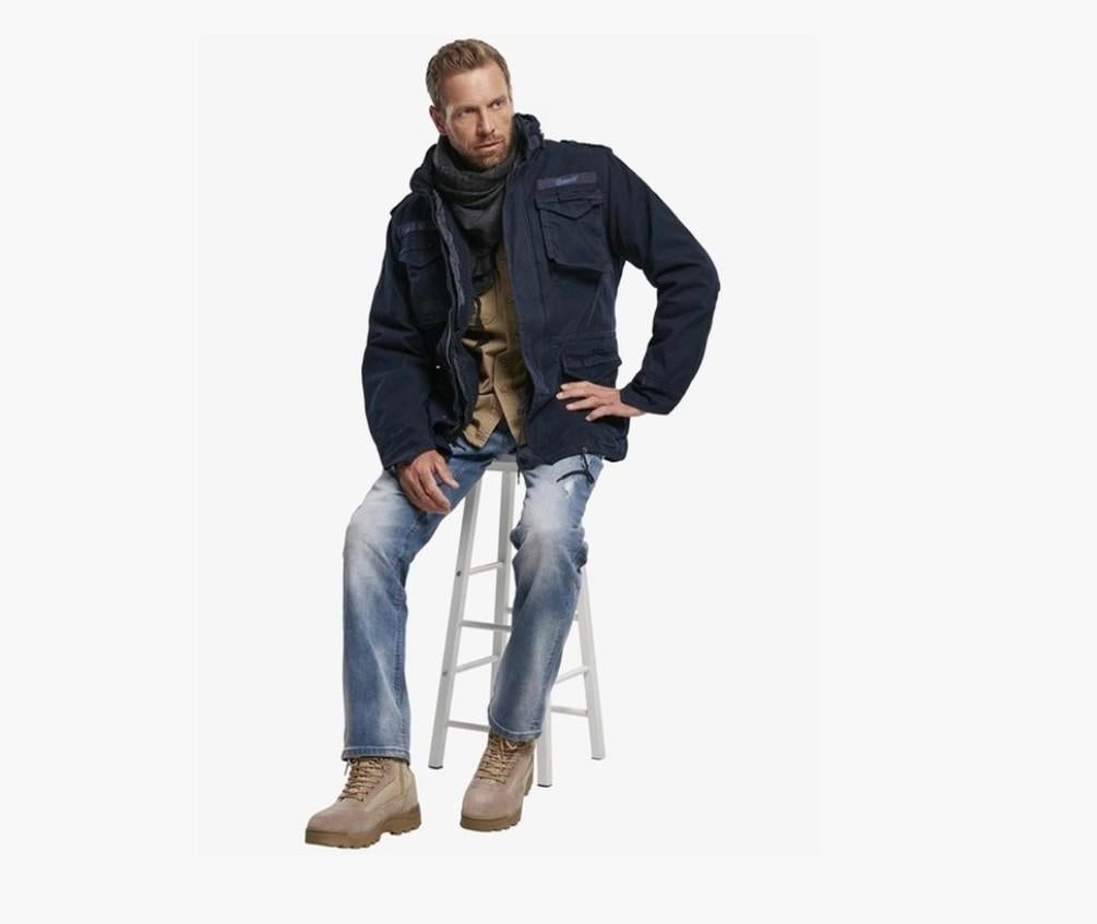 BRANDIT M65 JACK met uitritsbare teddy voering - Nieuw, Blauw, Ophalen of Verzenden, BRANDIT, Maat 56/58 (XL)