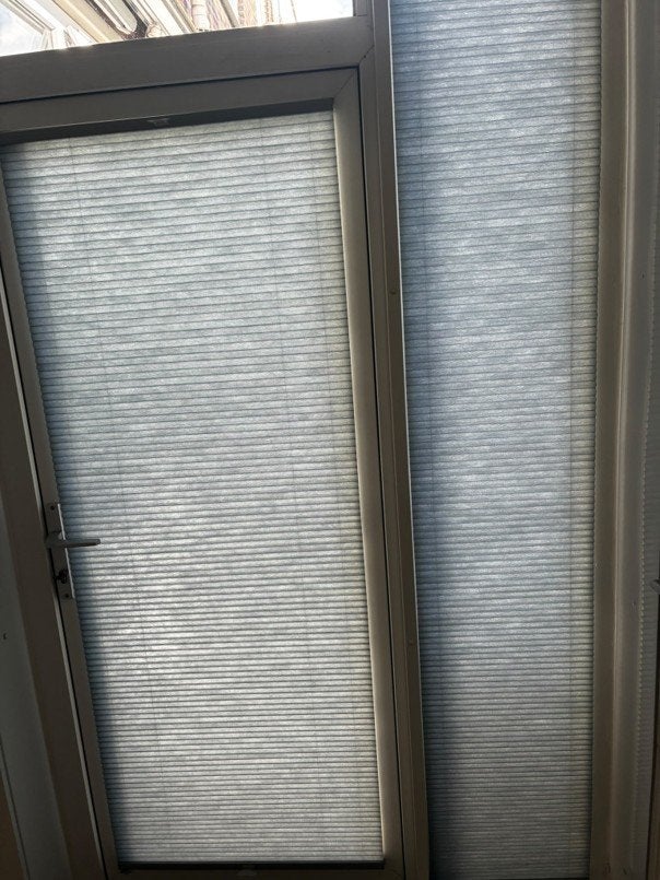 Veneta plissé gordijn / duette (Indigo), Overige merken, Blauw, 235 cm, Ophalen of Verzenden