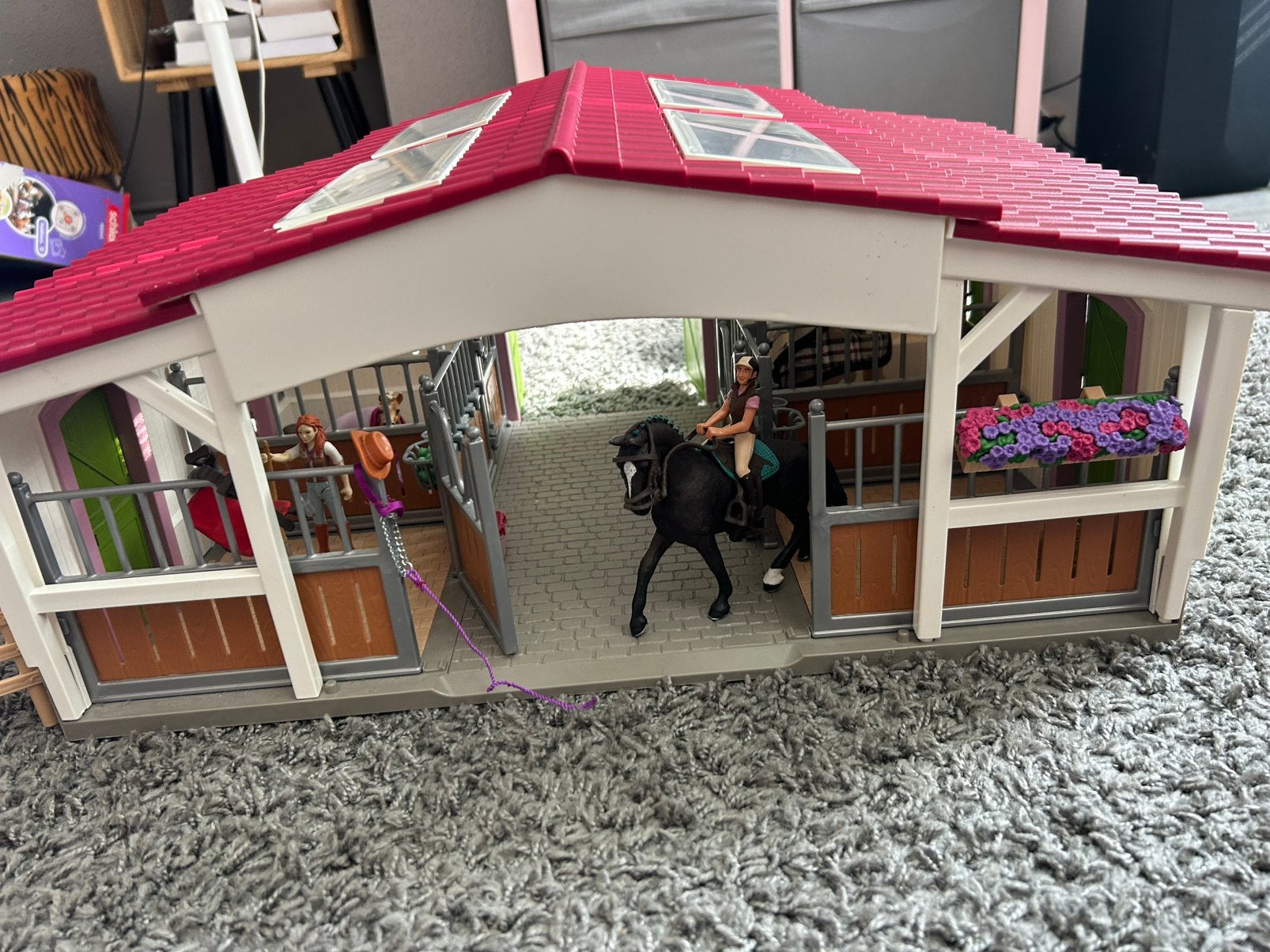 Schleich paarden en dierenarts praktijk, Ophalen of Verzenden, Gebruikt