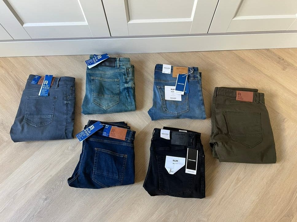Nieuwe heren spijkerbroeken We-Fashion 33-36 - incl kaartjes, Kleding | Heren, Spijkerbroeken en Jeans, Ophalen, Nieuw, Blauw
