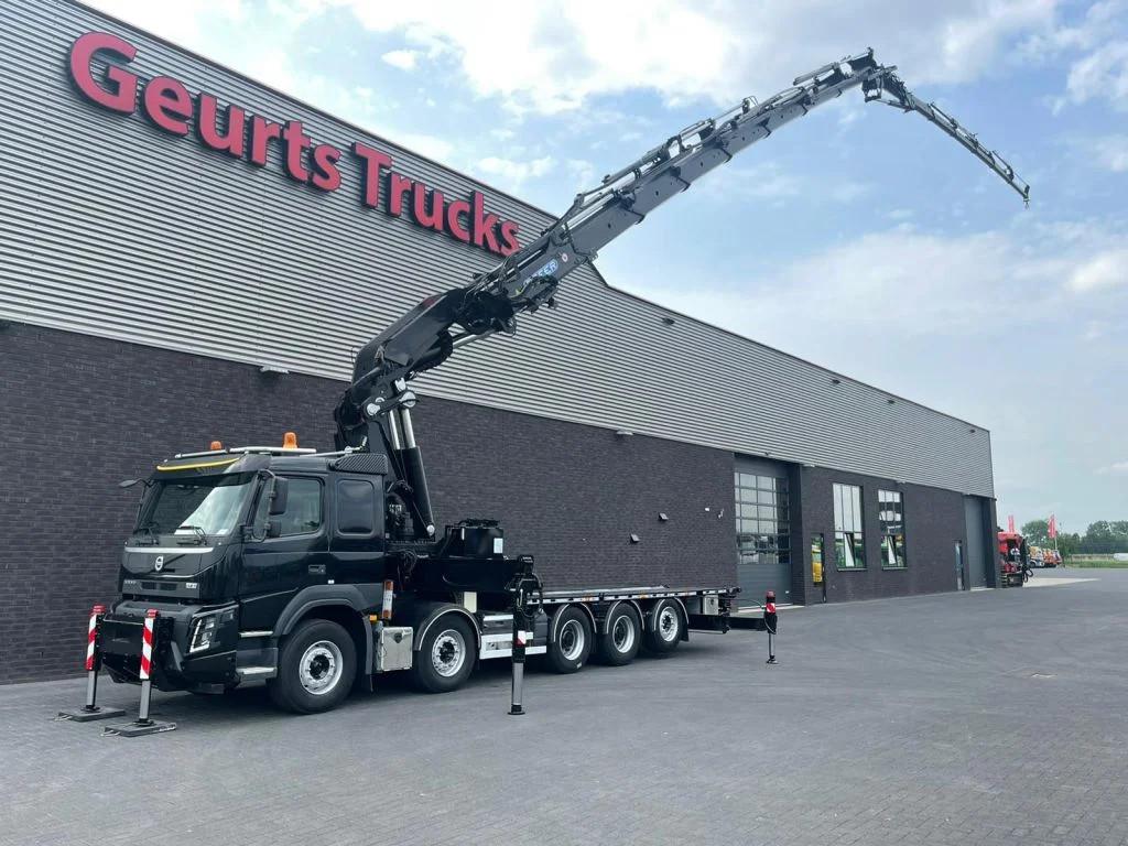 Volvo FMX 540 10X4 + EFFER 1255/7S + JIB 6S HD KRAAN/KRAN/CR, Auto's, Vrachtwagens, Automaat, Euro 6, Zwart, Bedrijf