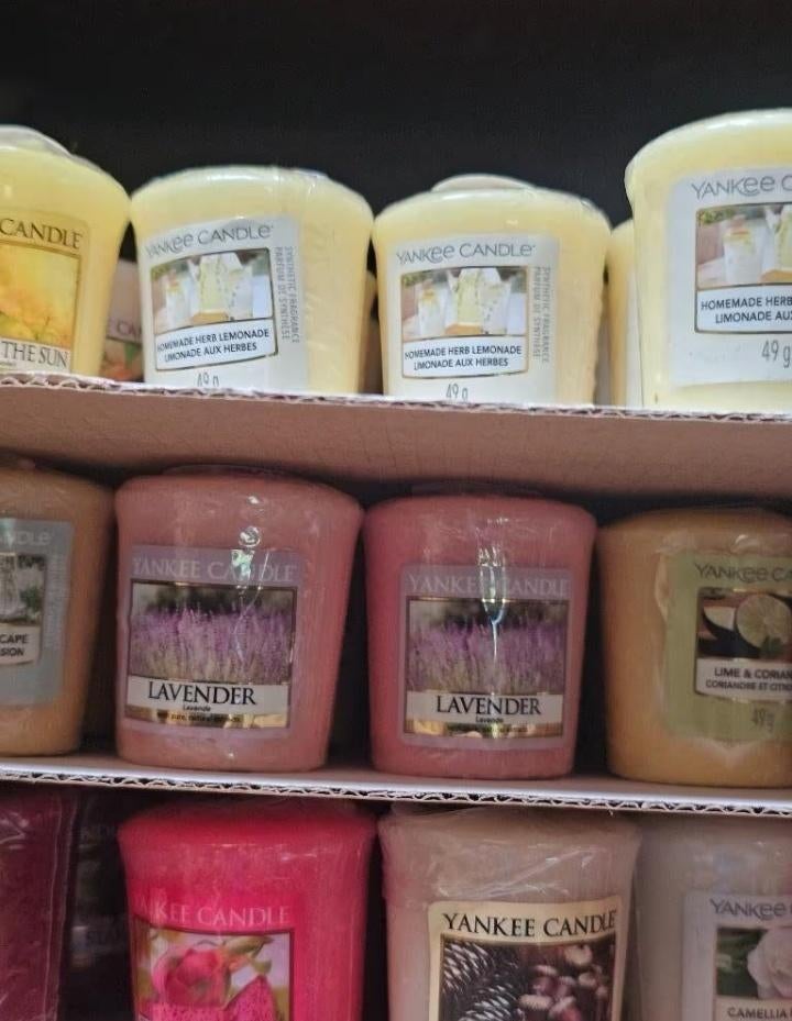 Yankee candles partij (400), Ophalen of Verzenden, Nieuw, Overige materialen, Minder dan 25 cm