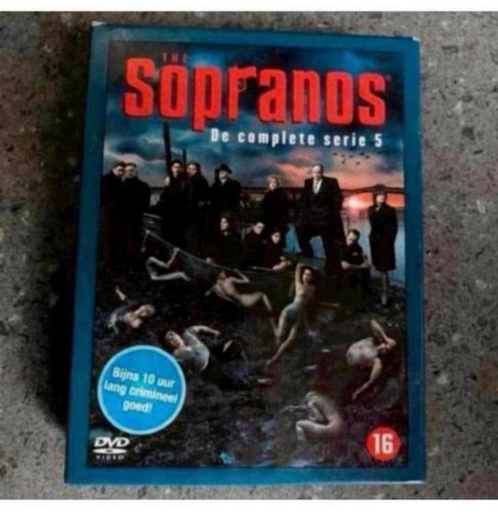 The Sopranos De complete serie 5 dvd, Gebruikt, Vanaf 16 jaar, Boxset, Drama