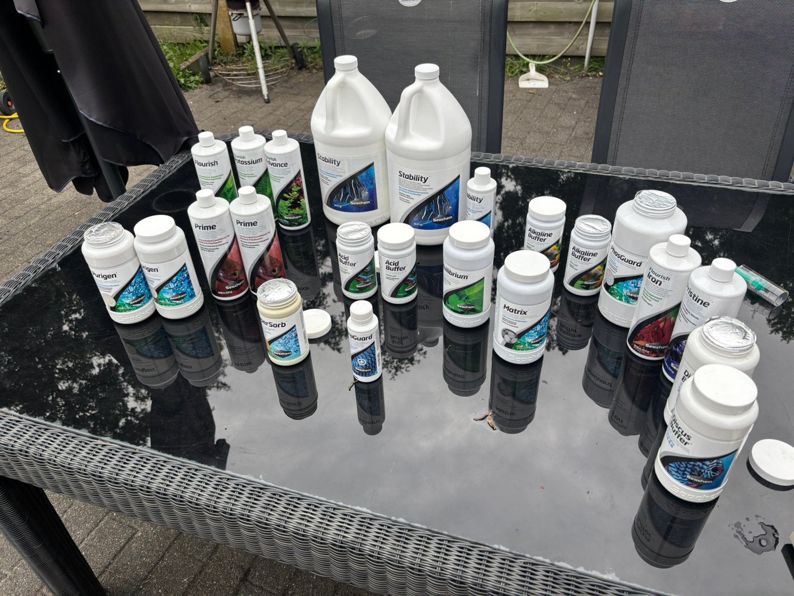 Complete Seachem aquariumset, Ophalen, Zo goed als nieuw