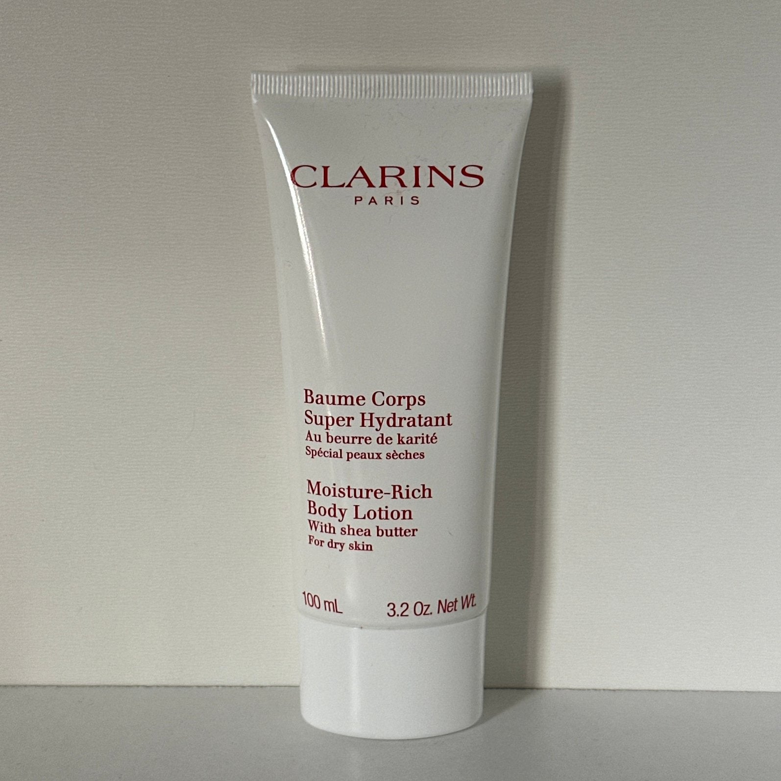 Clarins Moisture-Rich Body Lotion with Shea Butter 100 ml, Ophalen of Verzenden, Nieuw, Bodylotion, Crème of Olie