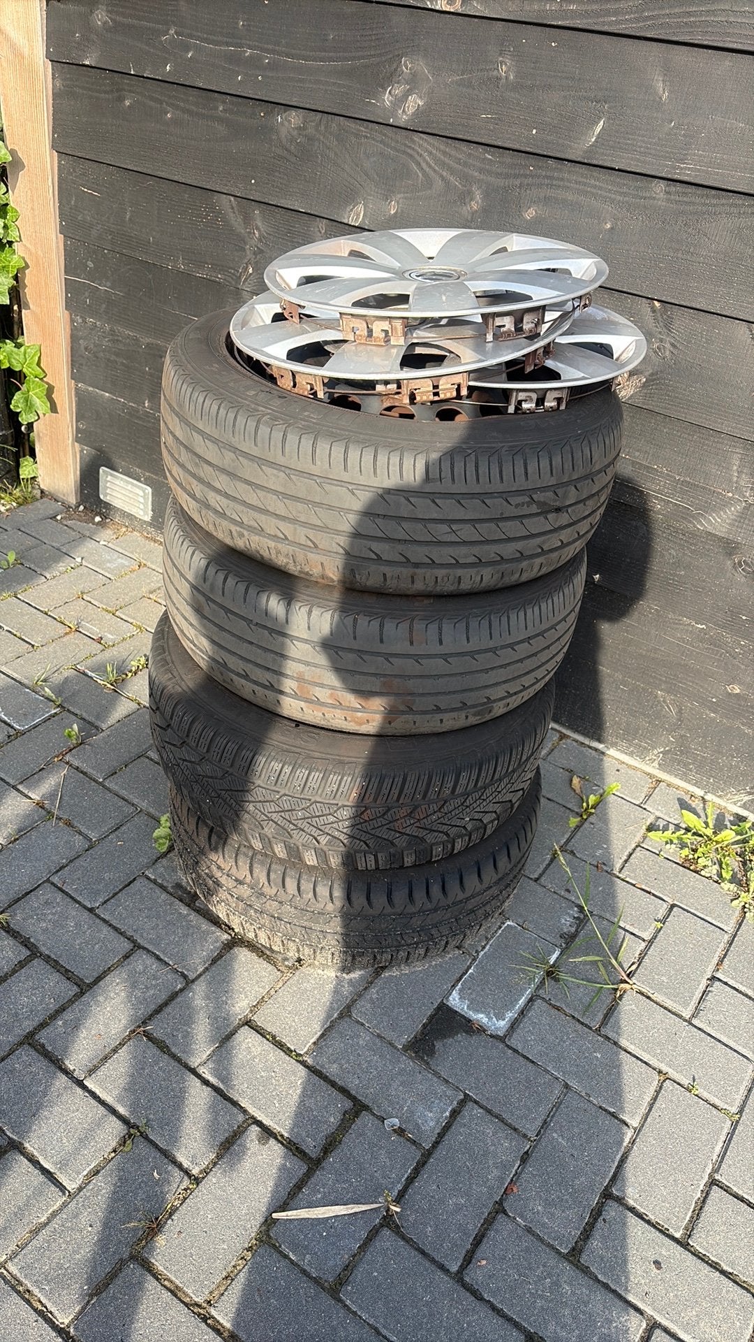 4 Autobanden vw, Ophalen, Gebruikt