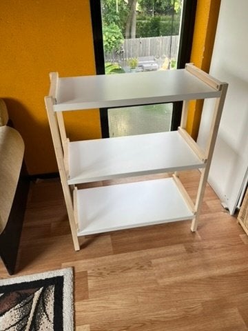 Open stellingkast met planken IKEA EKENABBEN, Ophalen, Zo goed als nieuw