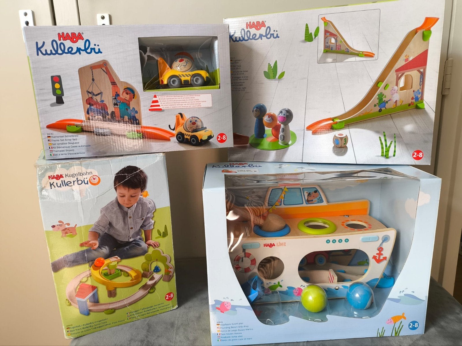 Haba Kullerbu -  zo goed als nieuwe sets, Kinderen en Baby's, Ophalen