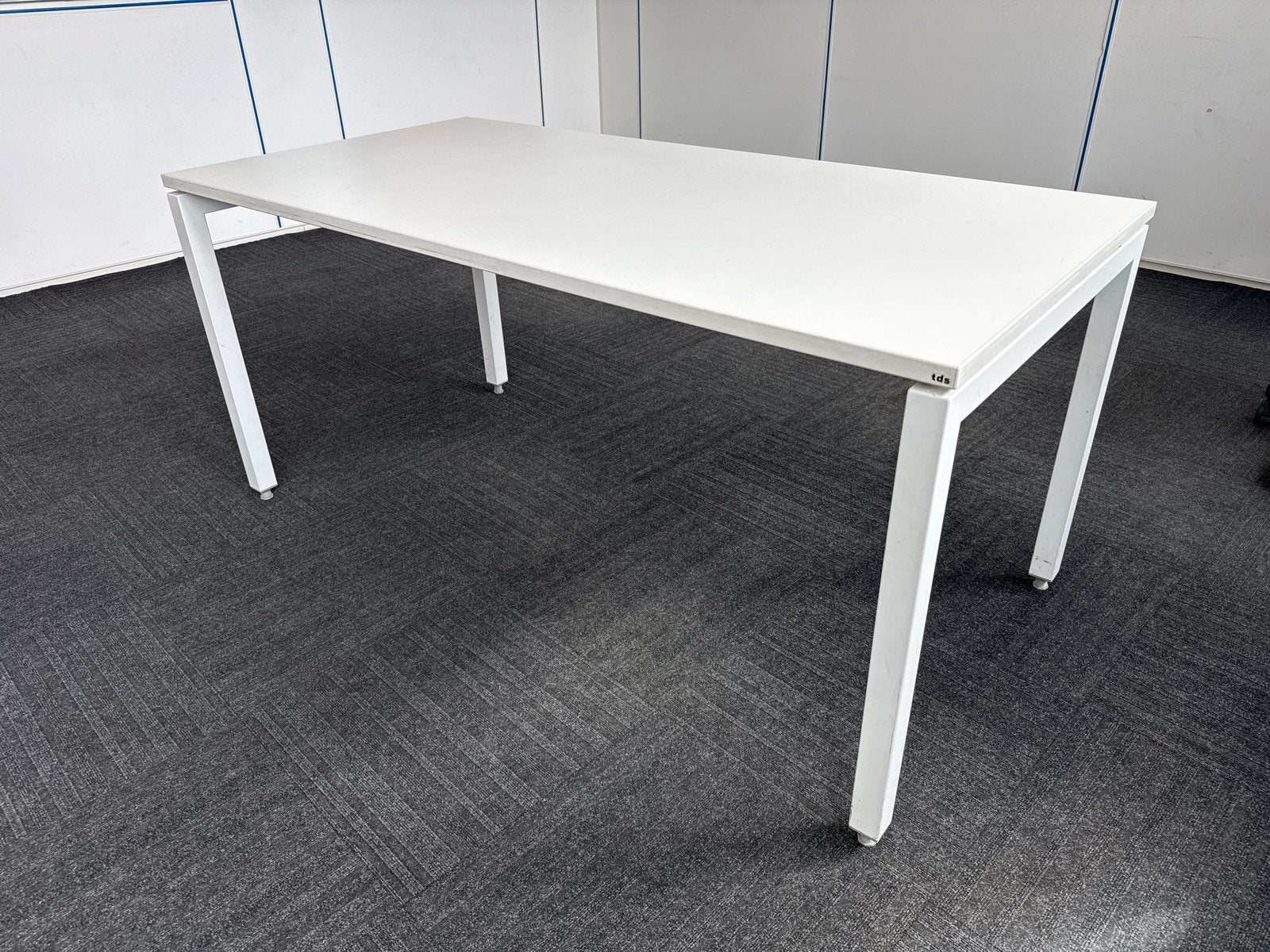 Wit bureau/eettafel - 160x80x75cm, Huis en Inrichting, Ophalen, Gebruikt