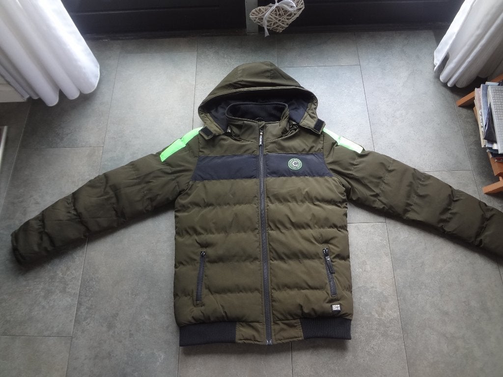 jongen winterjas Cars Jeans - maat 164, Gebruikt, Ophalen of Verzenden, Jas, Jongen