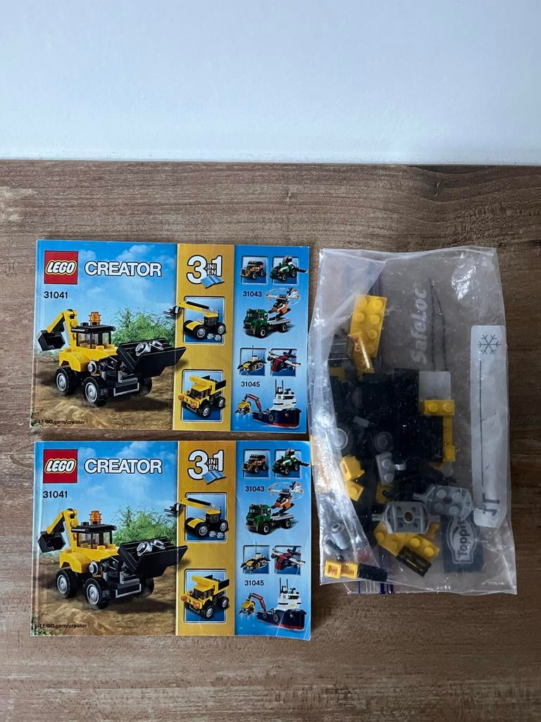 LEGO Creator 31041 Bulldozer 3-in-1 set met instructies, Ophalen of Verzenden, Gebruikt, Complete set, Lego
