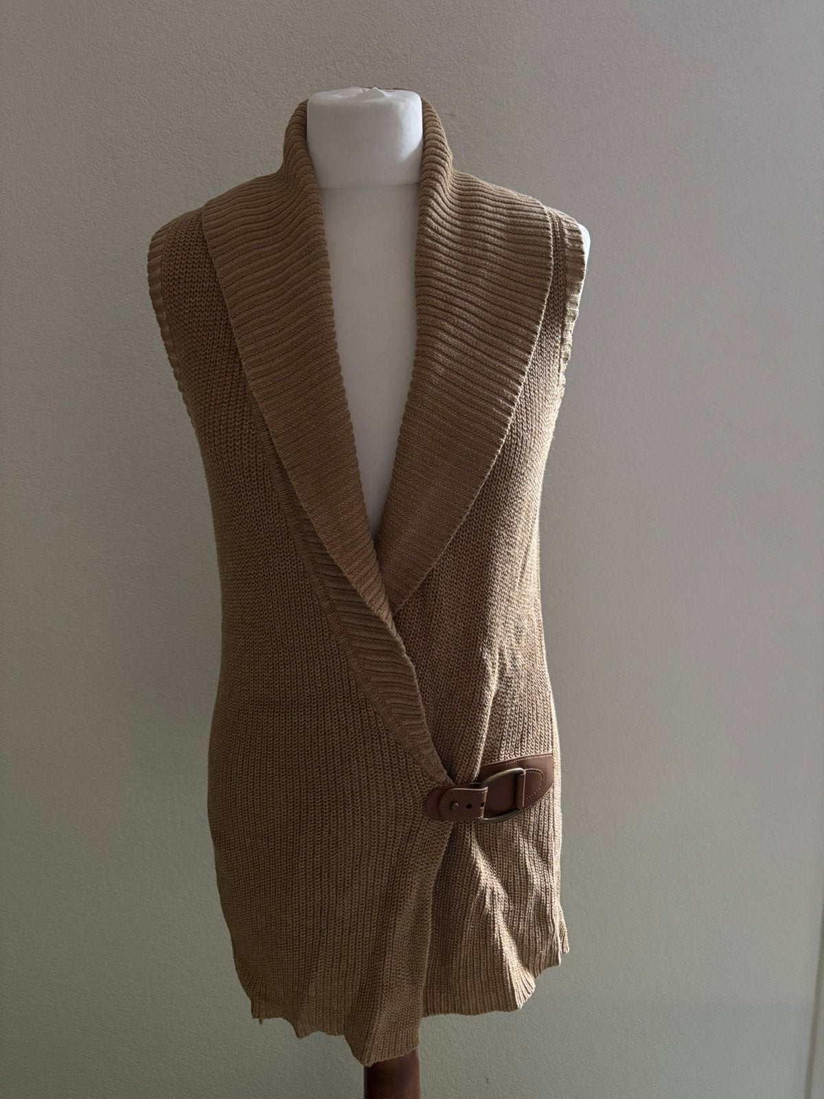 Lauren Ralph Lauren bruin vest / gilet maat S, Ophalen of Verzenden, Zo goed als nieuw, Maat 36 (S), Bruin
