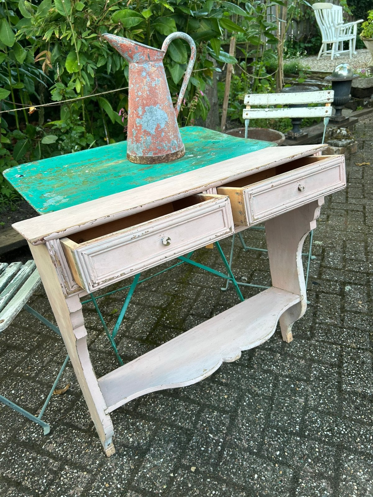 Brocante/antiek/kleinmeubelen/kastje/tafel, Ophalen of Verzenden