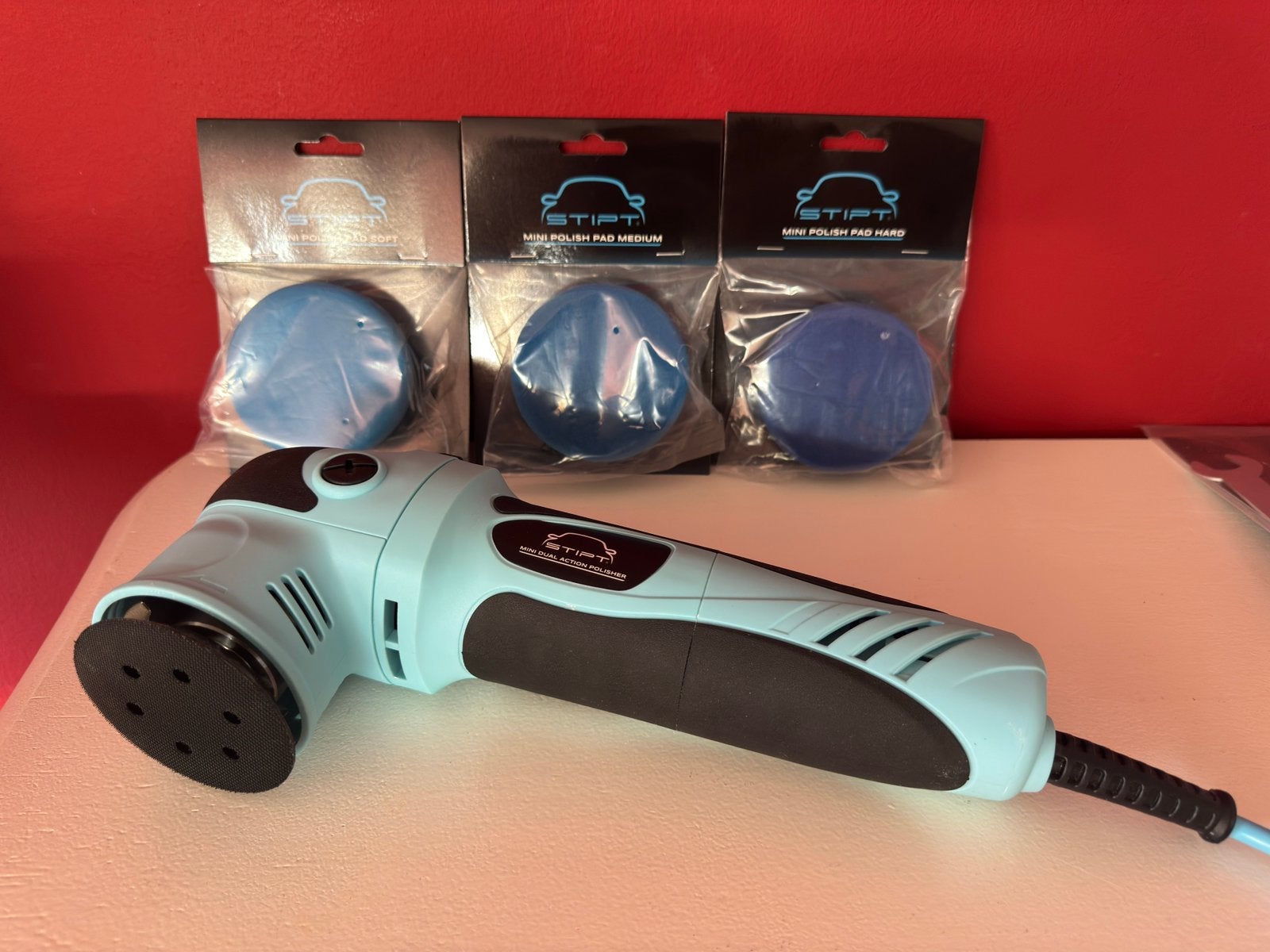 Stipt mini dual action polisher ZGAN, Ophalen of Verzenden, Zo goed als nieuw