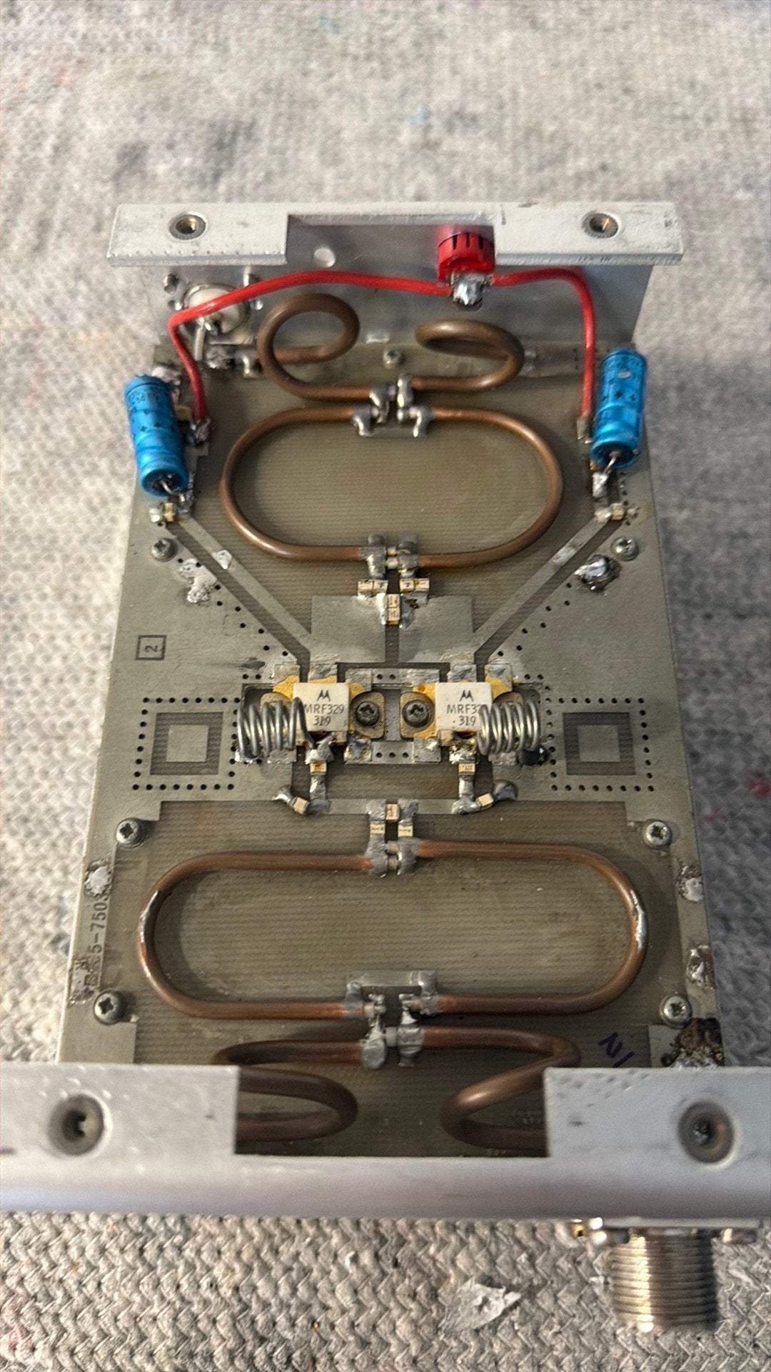 2 meter amplifier  120 watt, Telecommunicatie, Ophalen of Verzenden, Gebruikt