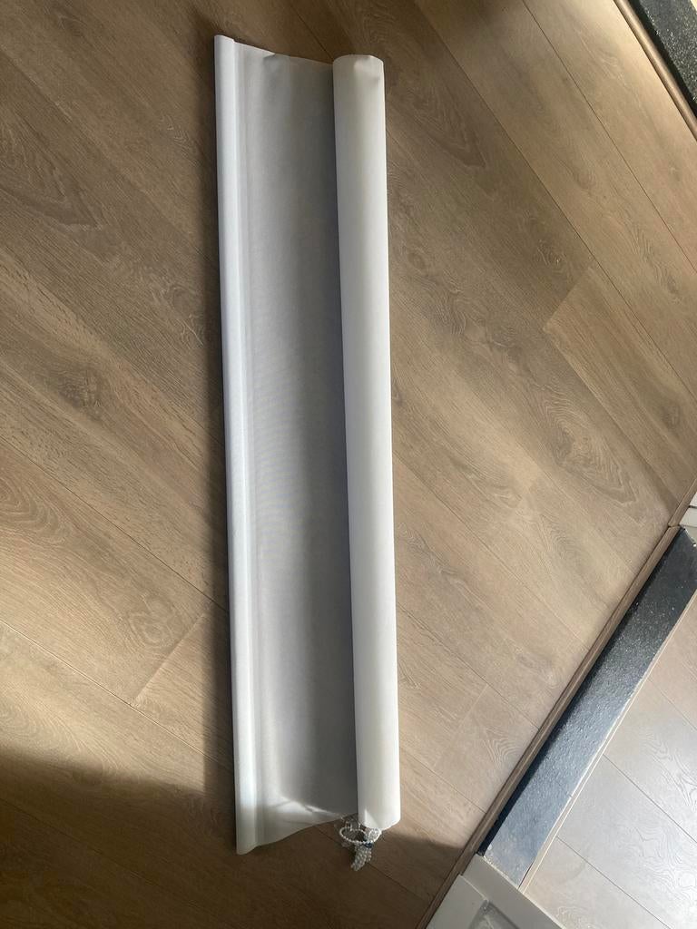 Rolgordijn 125 cm wit, Huis en Inrichting, Stoffering | Gordijnen en Lamellen, Ophalen, Nieuw, Wit